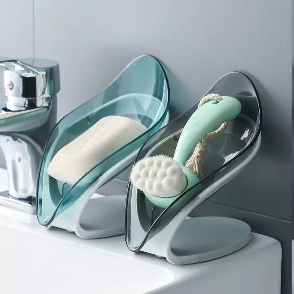 Automatic Leaf-Shaped Draining Soap Holder, Perforated Suction Cup Soap Dish, Toilet Shower Non-slip Drain Soap Case, Creative Sucker Leaf Soap Box, V Shaped Leaf Soap Holder, Transparent Leaf Soap Dish Automatic Leaf-Shaped Draining Soap Holder, Perforated Suction Cup Soap Dish, Toilet Shower Non-slip Drain Soap Case, Creative Sucker Leaf Soap Box, V Shaped Leaf Soap Holder, Transparent Leaf Soap Dish